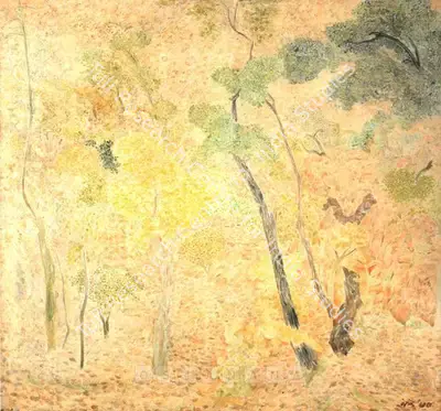 N.S. Bendre (Artist), Untitled, 1970, Painting