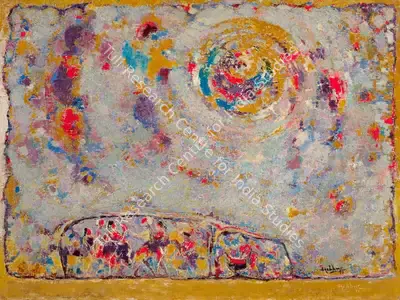 Hebbar, K.K. (Artist). Untitled (Holi), 1971 | Painting, Ch.NeY/25.03.26, 2026 · Christie's
