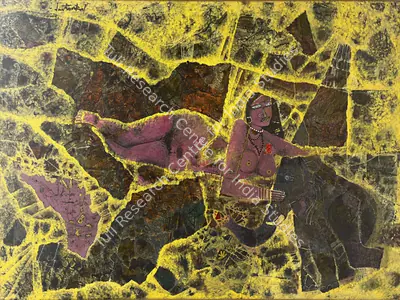 A.P. Santhanaraj (Artist), Untitled (Maya and the Tusker), 2004, Painting