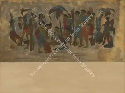 Bendre, N.S. (Artist). Untitled, circa 1960s | Painting, Sa.Mum/02.04.25, 2025 · Saffronart