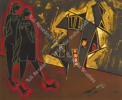 G.R. Santosh (Artist), Untitled, 1956, Painting