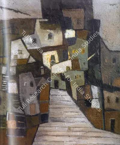 Ramkumar (Artist), Varnasi, 1961, Painting