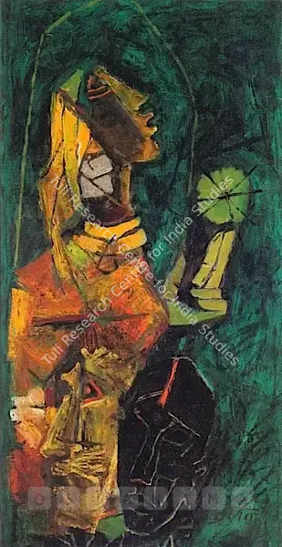 M.F. Husain (Artist), Untitled, 1965, Painting
