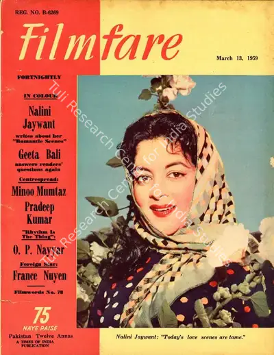 C.R. Mandy (Editor), Filmfare, 1959, Magazine