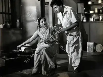 Hem Chunder (Director), Teen Bhai, 1955, Photographic Still