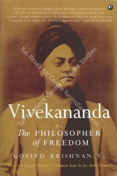 Govind Krishnan V (Author), Vivekananda, 2023, Authored Book