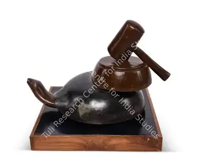 Sunil Kumar Das (Artist), Untitled (The Law), Sculpture