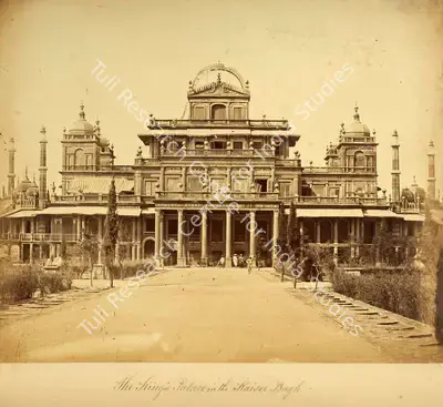 Felice Beato (Photographer), The King's Palace in the Kaiser Bagh, Lucknow, 1858, Antiquarian Photograph