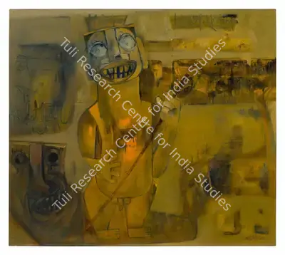 J. Sultan Ali (Artist), Rahu-Vijaya, 1967, Painting