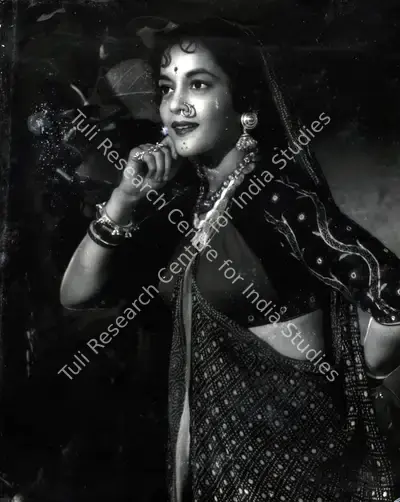 Dronacharya (Cinematographer), Railway Platform, 1955, Photographic Still