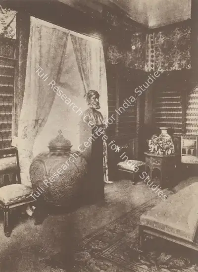 Unknown (Photographer), Bombay Room in India Art Exhibition, 1903, Contemporary Photograph