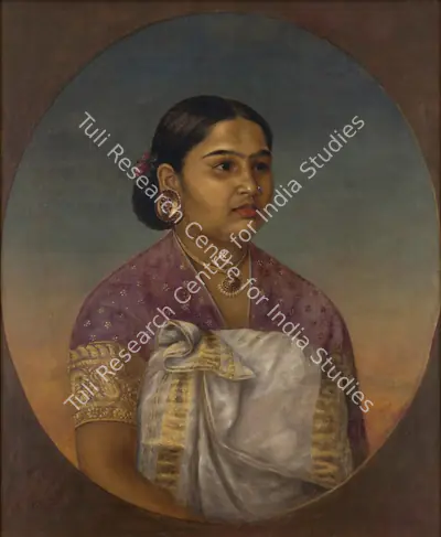 Raja Ravi Varma (Artist), Narayani, 1891, Painting