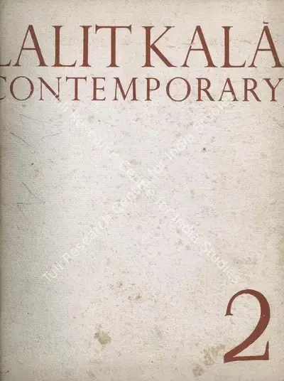 Mulk Raj Anand (Guest Editor), Lalit Kala Contemporary, 1964, Journal