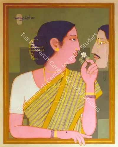 Lalu Prasad Shaw (Artist), Soul Mate II, 2000, Painting