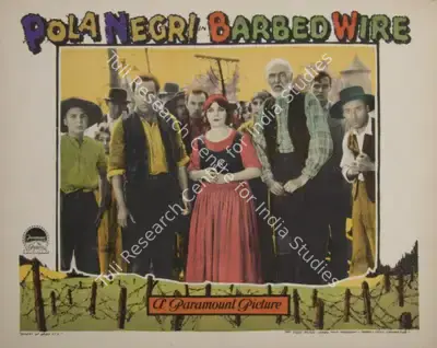 Mauritz Stiller (Director), Barbed Wire, 1927, Lobby card