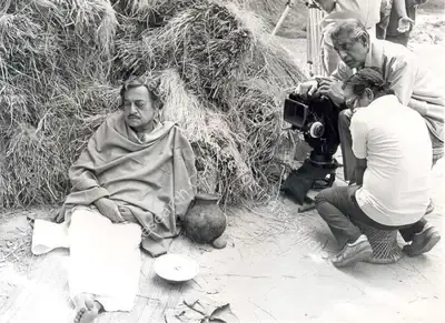 Nemai Ghosh (Still Photographer), Agantuk, 1991, Working Still