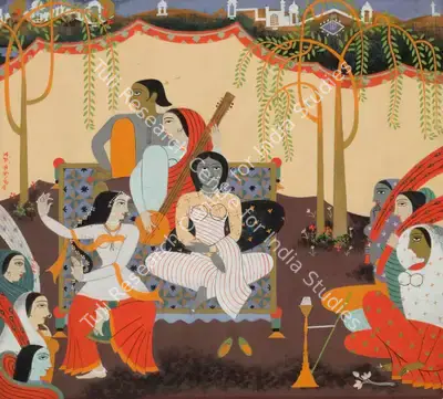 A.A. Raiba (Artist), Music and Dance, Painting