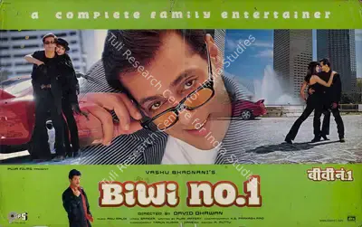 K. S. Prakash Rao (Cinematographer), Biwi No 1, 1999, Lobby Card