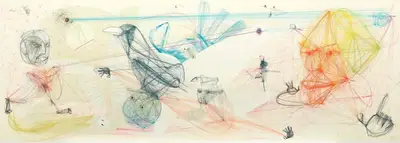 Aditya Pande (Artist), House Crow and House, 2007, Graphic Art