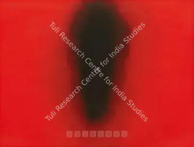 Anish Kapoor (Artist), Black Form On Red, 2007, Graphic Art
