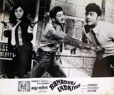 I.V. Kapadia (Producer), Bahadur Ladkiyan, 1973, Lobby Card
