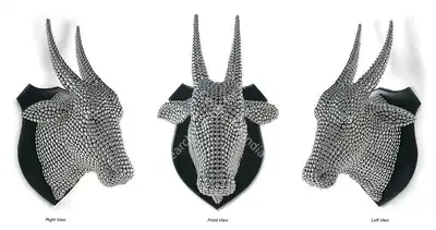 Valay Shende (Artist), Bull Head, 2019, Sculpture