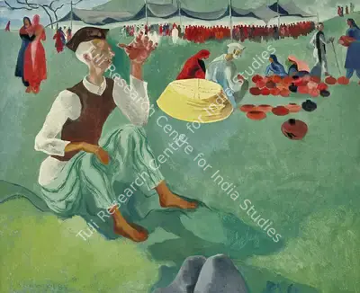 B.C. Sanyal (Artist), Untitled, 1985, Painting