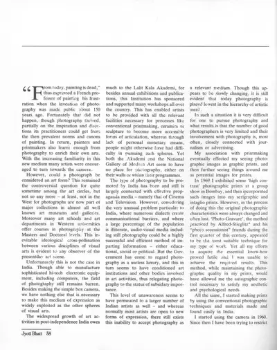 Jyoti Bhatt (Essayist), Jyoti Bhatt, 1986, Essay
