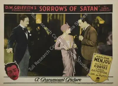 D.W. Griffith (Director), Sorrows of Satan, 1926, Lobby Card