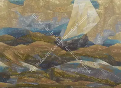 Sabavala, Jehangir (Artist). Storm, 1988 | Painting, Sa.Mum/13.12.23, 2023 · Saffronart