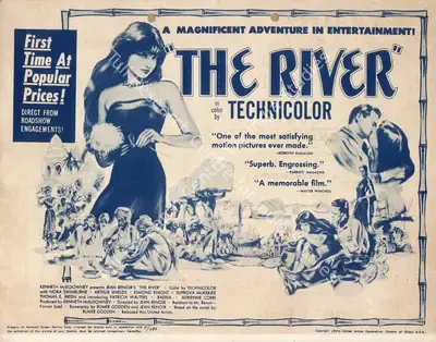 Jean Renoir (Producer), The River, 1951, Handbill