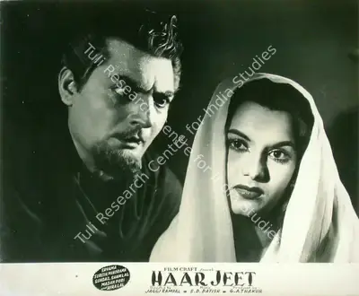 Jaggi Rampal (Director), Haar Jeet, 1954, Lobby Card