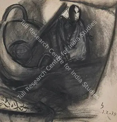 Somnath Hore (Artist), Untitled, 1978, Painting