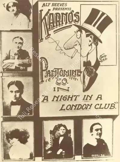 Alfred Reeves (Producer), Reeves, Alfred (Producer), Opening of The Bow-Wow's show in America | Theatre related memorabilia, Theatre related memorabilia