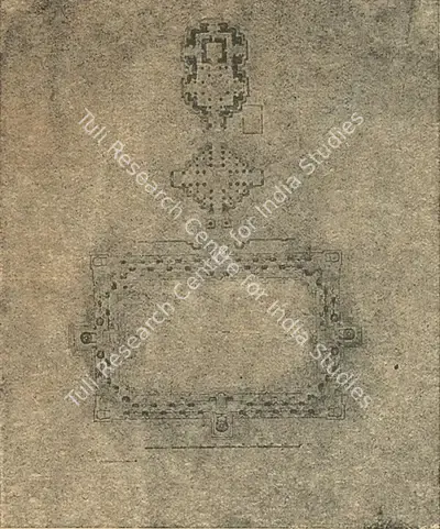 Unknown (Cartographer), Plan of Modhera Temple, Map
