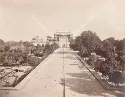 John Edward Sache (Photographer), Akbar's Tomb, Sikandra, 1880, Antiquarian Photograph
