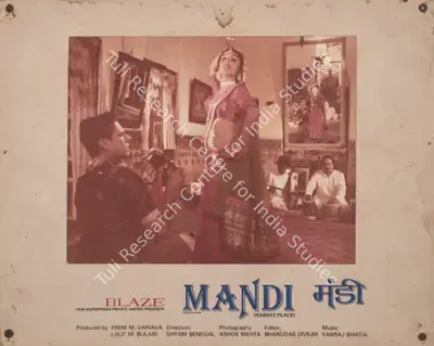 Ashok Mehta (Cinematographer), Mandi, 1983, Photographic Still Mounted on Lobby Card