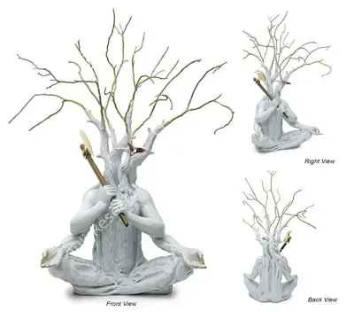 Prafull Singh (Artist), White Landscape, 2011, Sculpture