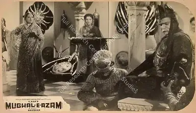 R.D. Mathur (Cinematographer), Mughal E Azam, 1960, Lobby Card