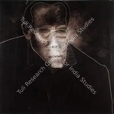 Rameshwar Broota (Artist), Head - II, 1989, Painting