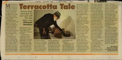 Maitreyee Handique (Reporter), Terracotta Tale, 2005, Newspaper Clipping