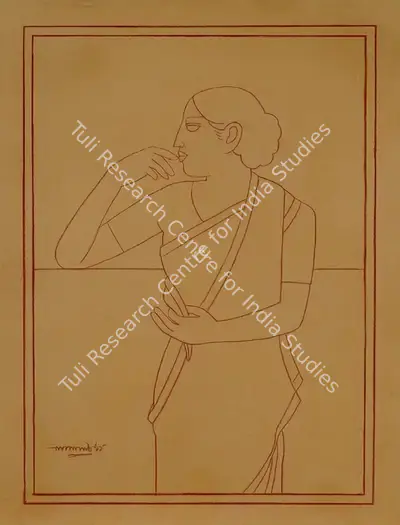 Lalu Prasad Shaw (Artist), Untitled, 2011, Drawing