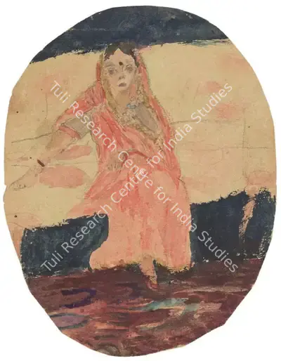 Amrita Sher-Gil (Artist), Untitled, 1922, Painting