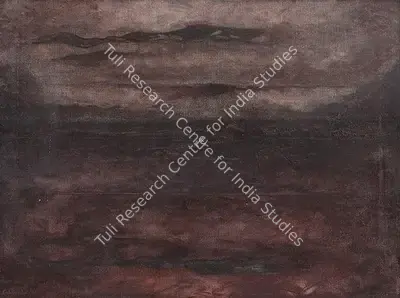 Jehangir Sabavala (Artist), Plum - Dark Twilight, 1965, Painting