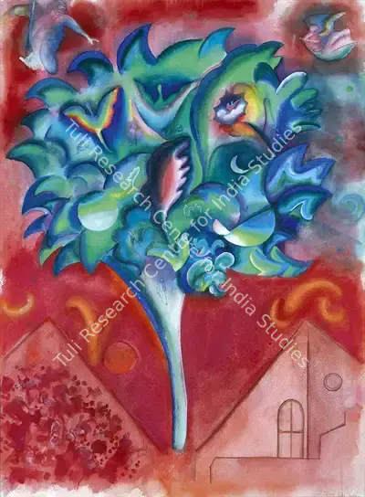 G.M. Sheikh (Artist), A Tree in My Life, 1996, Painting