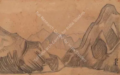 Nicholas Roerich (Artist), Ladak 1940, 1940, Drawing