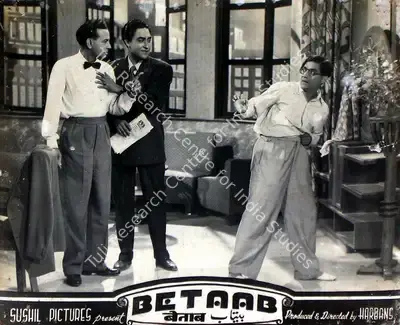 Harbans (Producer), Betaab, 1952, Lobby Card