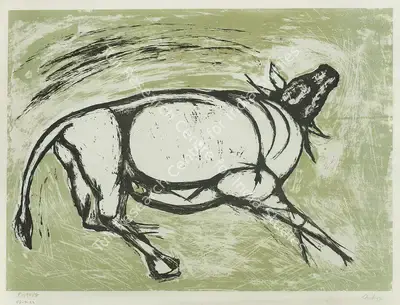 Tyeb Mehta (Artist), Kultura, 1957, Graphic Art