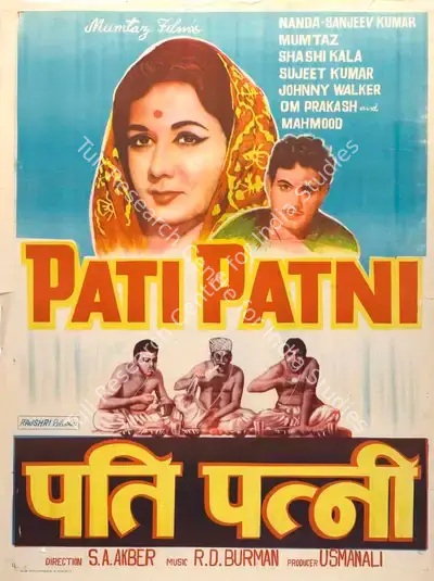 Usman Ali (Producer), Pati Patni, 1966, Full Sheet Poster