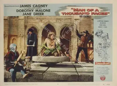 Joseph Pevney (Director), Man of a Thousand Faces, 1957, Lobby Card